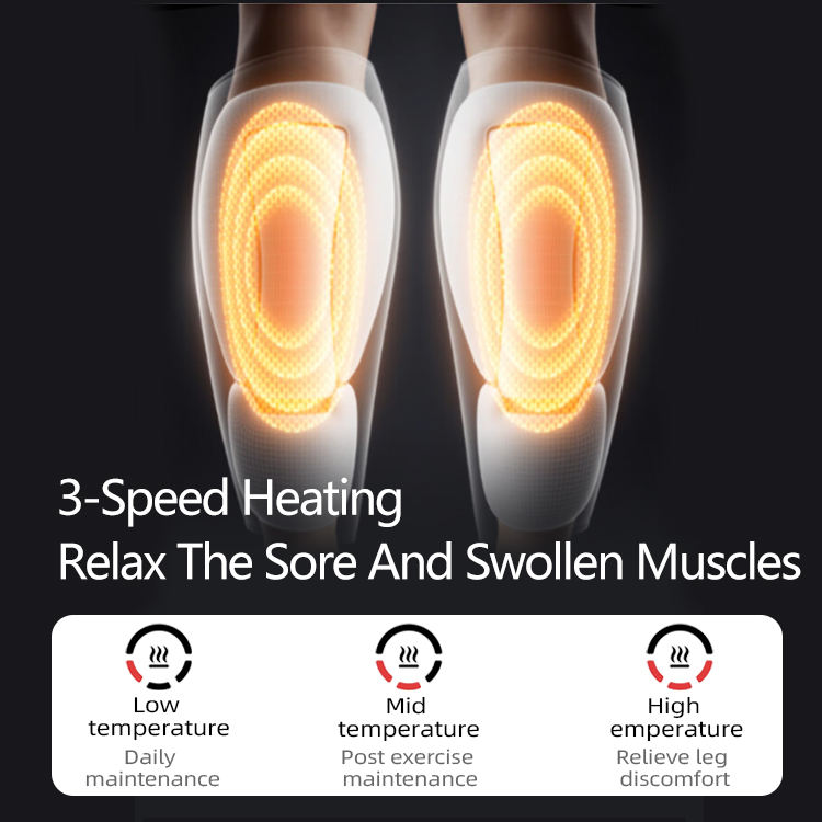 ORANGLES Air Pressure Leg & Calf Massager with Heat Compress | Affordable Circulation Booster for Home Use – orangles Qatar - angled perspective - presenting advantages - Image 4 of 4 | fits any environment | Purchase Air Pressure Leg & Calf Massager with Heat Compress | Affordable Circulation Booster for Home Use – orangles Qatar Michigan | Free Shipping ORANGLES