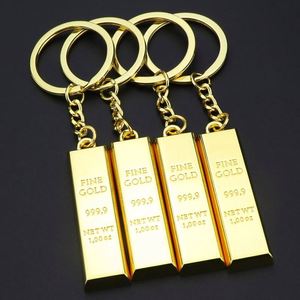 Gold Bar <b>Keychain</b> Personalize Custom Blank Gold Plated Bar Bullion <b>Keychain</b> Women Men Custom Metal Key Chain Charms Gold Keyring - Product Image 1