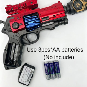 Pistola Giocattolo Elettrica con Funzione Spray, Revolver per Bambini con Effetti Luminosi <span class=keywords><strong>e</strong></span> Sonori, Gioco di Simulazione di Tiro, Regalo di Compleanno per Ragazzi - Product Image 5