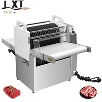 Machine automatique de découpe de bacon en acier inoxydable, machine de découpe de cubes et de bandes de viande de porc