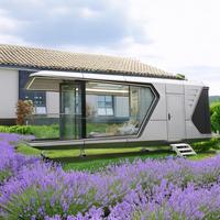 Magic Smart Eco Petites Maisons Préfabriquées Prêt à Expédier Maison de Conteneur Capsule de Luxe