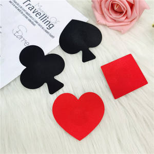 Naipes diseño pezón cubierta sujetador pegatinas camada Sexy mujeres al por mayor pezón empanadas - Product Image 3