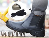 Chaussures de sécurité ignifuges pour pompiers 2026, résistantes au feu, antistatiques, avec semelle en caoutchouc pour la construction et l'usine
