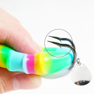 Dernière version 60mm 13.5g Gel de silice simulé grenouille appât poisson-chat tête de serpent réservoir <span class=keywords><strong>leurre</strong></span> <span class=keywords><strong>souple</strong></span> avec Double crochets - Product Image 6