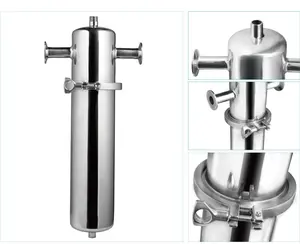 Conveniente instalação e operação filtro de ar aço inoxidável 316 para fermentação filtração do escape do tanque