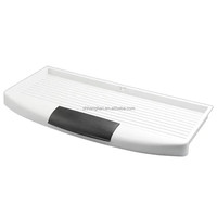 Plateau de clavier carré en plastique épaissi sur mesure, support d'ordinateur coulissant sous le bureau