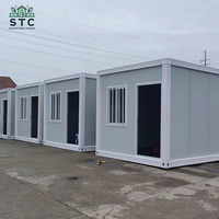 Maison de conteneur de bureau portable de luxe prête à l'emploi de 20 pieds Architecture préfabriquée de camp pétrolier