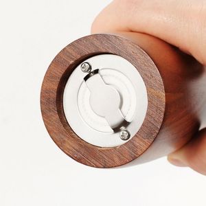 Nouveau style – Lot de 2 grands moulins à poivre de 8 pouces <span class=keywords><strong>en</strong></span> <span class=keywords><strong>bois</strong></span>, moulin à sel et à poivre avec réglage de la grosseur personnalisable - Product Image 3