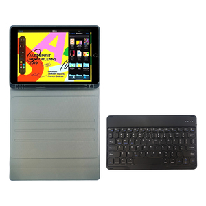 Funda Delgada de Cuero PU con Teclado Desmontable, Soporte para Lápiz, Carga Magnética, Bajo Consumo en Espera, Protector de Tablet Duradero - Product Image 2