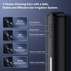 W60 Earwax Cleaning Ear Kit Ear Wax Washer Lavage Earwax Flushing Tool Electric Otoclears Earigator System