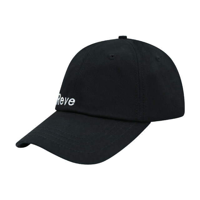 Custom High Quality 6panel Unstructured Solf Black Dad Hats for Men and Women