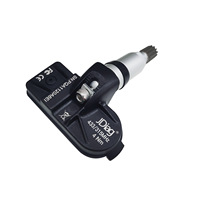 Capteur TPMS universel Topdiag 2-en-1 intégré 433 MHz 50 PSI avec affichage numérique 5-12 V, système de surveillance de la pression des pneus pour toutes les voitures