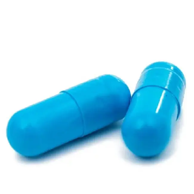 Size 00 0 1 2 3 4 blue empty hpmc vegetable capsule