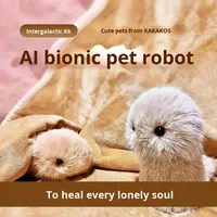 Bigsmartfish Interstellar AI Compagnon émotionnel en peluche Robot animal de compagnie Remplissage en coton PP