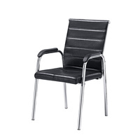 Chaise de conférence en cuir PU moderne pour réunions de bureau, formation du personnel, mobilier personnalisé, vente en gros