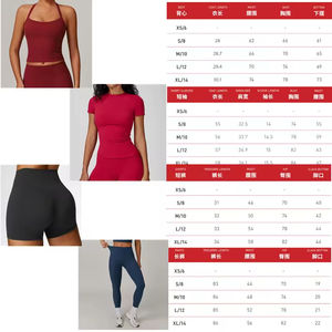 <span class=keywords><strong>T</strong></span>-<span class=keywords><strong>shirt</strong></span> à manches courtes séchage rapide marque privée, hauts de yoga, vêtements de sport et de fitness, tenues de course, ensembles de yoga confortables effet seconde peau - Product Image 6