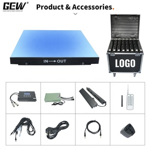 Panneaux modulaires à installation rapide, revêtement mat, aimantés, commande DMX par PC, plancher de danse LED pour mariage, fête, scène, boîte de nuit - Product Image 3