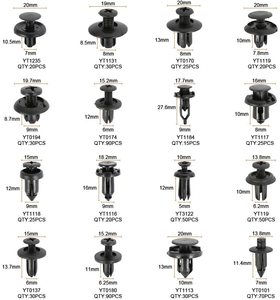 620 Pcs Auto Fastener <strong>Clip</strong> Car Retainer Kit, <strong>Plastic</strong> Fasteners Kit Fender Rivets Kits 16 Most Popular Sizes - Product Image 6