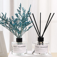Logo personnalisé 150Ml Huile Essentielle Arôme Aromathérapie Diffuseur Bouteille 100Ml Vide Verre Ambré 200Ml Flacon Diffuseur De Parfum Reed
