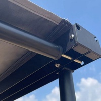 Auvent rétractable latéral pour voiture LLOYDBERG avec tente de toit en tissu Oxford quatre saisons pour camionnettes et camping-cars