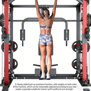 Machine de <span class=keywords><strong>musculation</strong></span> multifonctionnelle en métal pour entraînement croisé, squats, développés couchés, équipement de fitness domestique et commercial, capacité 500 kg - Product Image 2