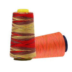 3000 Yard 12 Multi-Colors Variegated Embroidery Thread Machine Sewing Thread