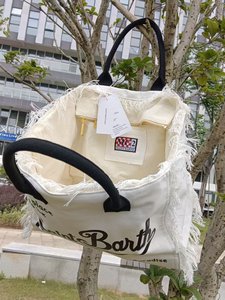 Borsa da Viaggio per Donna Keymay, in Tela con Frange e Cerniera, Borsa da Spiaggia, Spedizione Gratuita Senza Tariffe, Disponibile nel Magazzino USA - Product Image 4