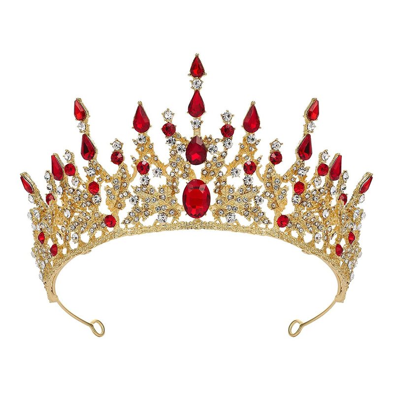 Cake Decoration Alloy Crown Flower Dress