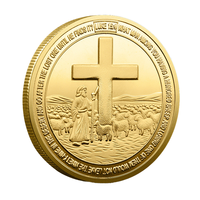 Médaille du pape François, médaille de saint catholique avec impression couleur, cadeau religieux, breloque de chapelet et cadeau de baptême pour les catholiques