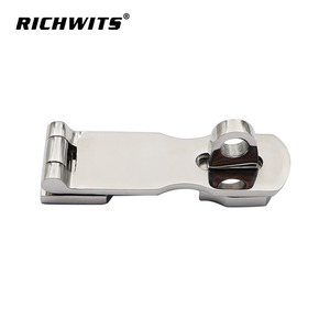 Marine Hardware 316 Stainless Steel Boat Gate Hasp Lock <strong>Latch</strong> Anti-Rattle Lockable Hold Down Clamp <strong>Latch</strong> - Product Image 2