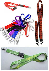 Cordones de llavero de sublimación personalizados con logotipo, poliéster ecológico, impresión offset, regalo promocional - Product Image 4