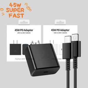 Cargador Eléctrico de Alta Calidad de 45W PD 3.0 <span class=keywords><strong>TA845</strong></span> Tipo-C con Carga Súper Rápida para Samsung S24 S23 S25, Laptops y Teléfonos Móviles - Product Image 1