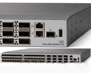 नेक्सस 9000 सीरीज नेक्सस 9K को 48p 1/10G/25G SFP और 12p 40G/100G QSFP28 N9K-C93240YC-FX2 औद्योगिक स्विच के साथ फिक्स्ड किया गया है