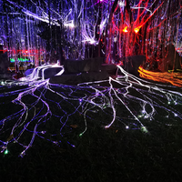 Arbre LED multicolore RGB, éclairage décoratif en Fiber optique, arbre d'avatar, lumières fantastiques pour les arbres