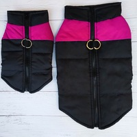 Mosucoirl S-7XL Veste de manteau en polyester imperméable pour chien de compagnie Veste d'hiver chaude en coton épais pour les