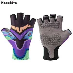 Sarung tangan berkendara Evangelion EVA mesin angka awal COSPLAY sepeda menyerap guncangan mobil jalan setengah jari buatan Tiongkok - Product Image 5