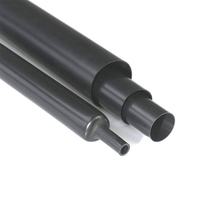 Tube thermorétractable pliable en PE à haute Expansion, à double paroi et avec colle, thermo-rétractable