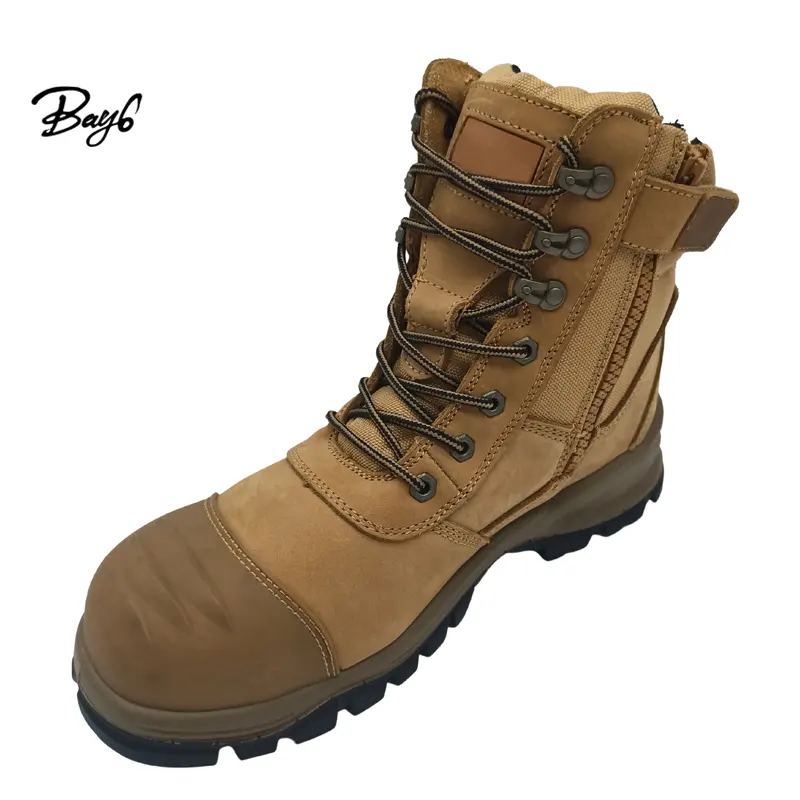 JDS Steel Toe Lace Up Safety Work Boot For Men