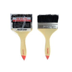 Pincel de pintura de 4 pulgadas (100 mm) con cerdas negras para uso en motocicletas y tráfico - Product Image 2