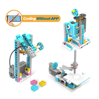 KZ-PF-SD Smart Robot 72-in-1 STEM Robot Kit Building Blocks DIY Robot Programming Bricks Brinquedos Educativos para Crianças Idades 6 7 8