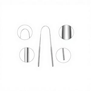 Grande brosse à dents en argent taille unique, grattoir lingual fabriqué en Turquie pour une élimination efficace de la plaque dentaire - Product Image 1