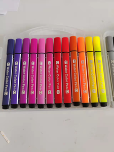 Stylo à eau lavable de papeterie en gros, 24 stylos à pinceau pour lettrage, stylo à <span class=keywords><strong>pointe</strong></span> en <span class=keywords><strong>feutre</strong></span> en <span class=keywords><strong>nylon</strong></span> pour étudiants, 721-24 - Product Image 6