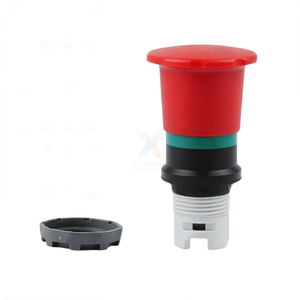 ปุ่มหยุดฉุกเฉิน MPET4-10R ของแท้, หัวเห็ดสีแดงขนาด 40 มม., แรงดันไฟฟ้า 120VAC, มีสินค้าในสต็อก - Product Image 1
