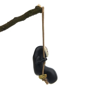 Hot Japan Studio Ghibli Spirited Away Swing No Face Man Figures Jouets DIY Décor <span class=keywords><strong>Miyazaki</strong></span> <span class=keywords><strong>Hayao</strong></span> Action Figure Modèle Jouet Figure PVC - Product Image 3