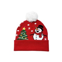 Bonnets d'hiver personnalisés à pois camouflage avec logo brodé sur mesure, 100 % acrylique – Offre spéciale Noël