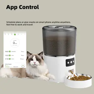 Hot Sale Clever Pet Feeder Smart Wifi Adjustable Automatic Food Pet Cat Dog Feeder