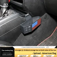 Boîte de rangement en métal pour console centrale de changement de vitesse Wrangler JL moderne, organisateur de rangement JEEP, support de rangement suspendu, modification