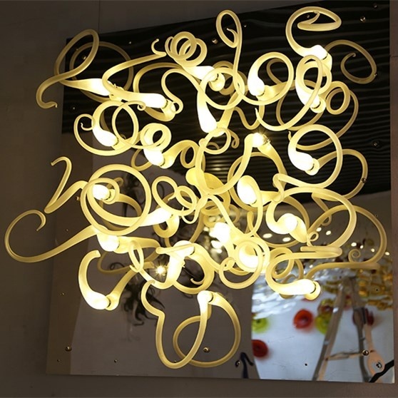 Nordic Modern Style LED Wall Lamp Decorative Bending Linear Light Hotel Corridor Bedroom Loft Custom Packing Glass Wall Mounted