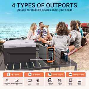 Outdoor 300W-2400W 192Wh Lifepo4 Lithium Battery Solar Panel Solar <b>Generator</b> <b>Camping</b> Portable Power Pure Sine Wave - Product Image 3