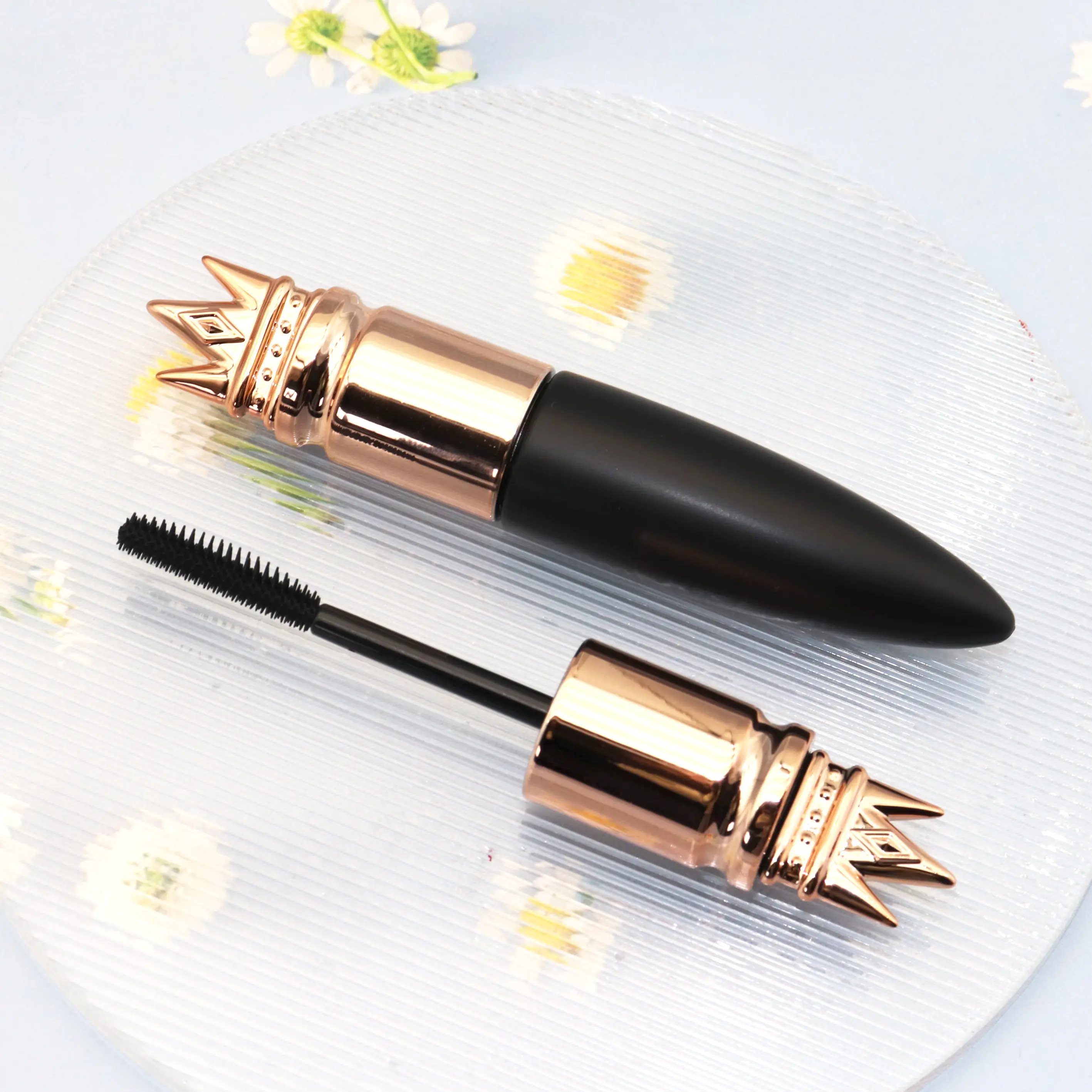 Bán Buôn Thấp Moq Nhãn Hiệu Riêng Không Thấm Nước Lâu Dài 3D Sợi Mascara Biểu Tượng Tùy Chỉnh Vegan Mascara